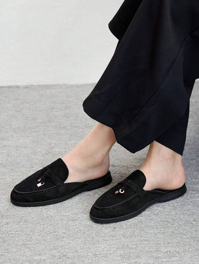 Damloafers med spetsig tå