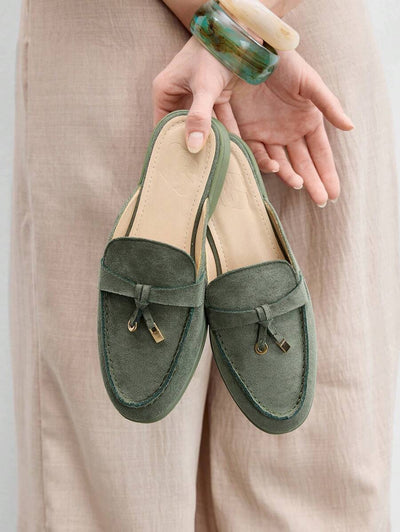 Damloafers med spetsig tå