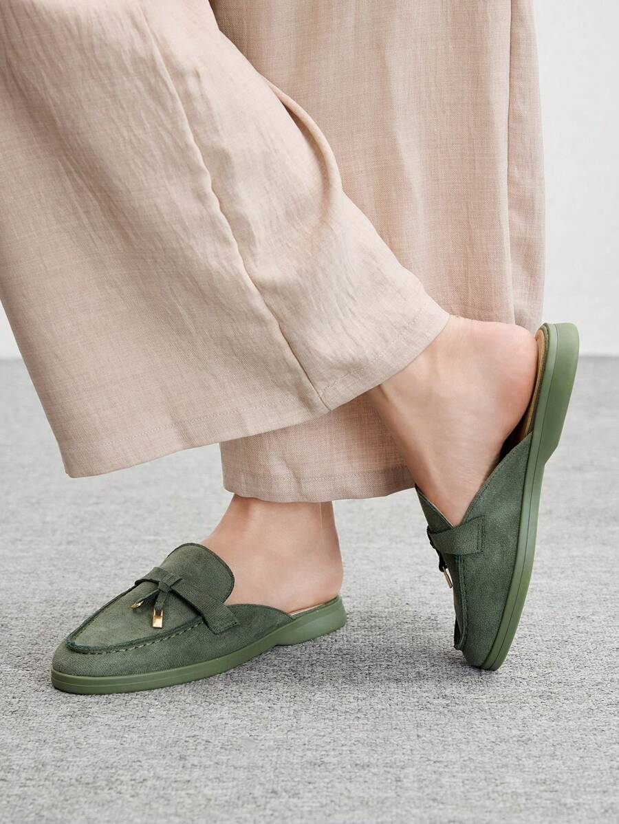 Damloafers med spetsig tå