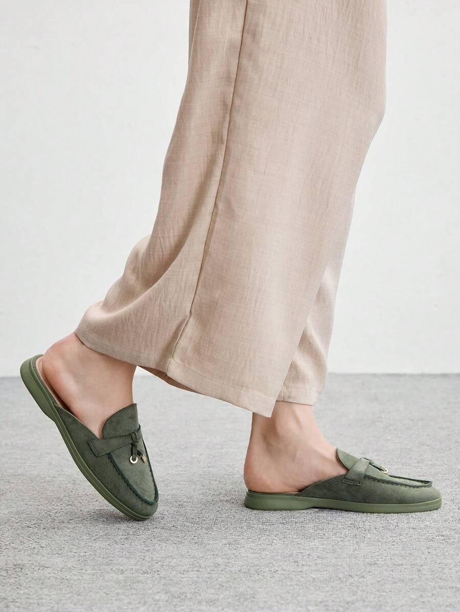 Damloafers med spetsig tå