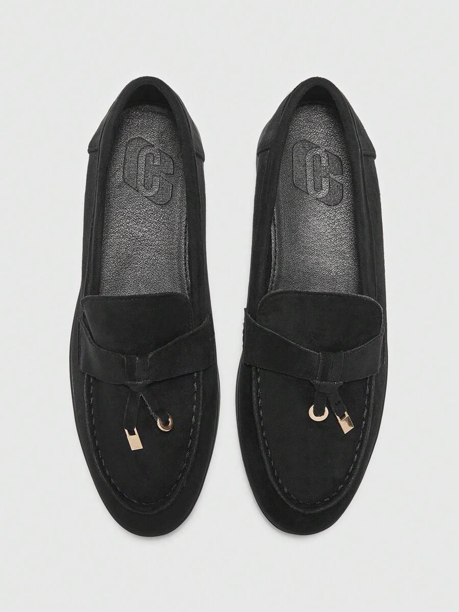 Damloafers med spetsig tå