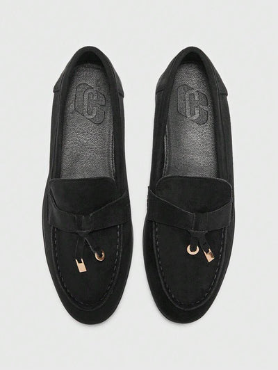 Damloafers med spetsig tå