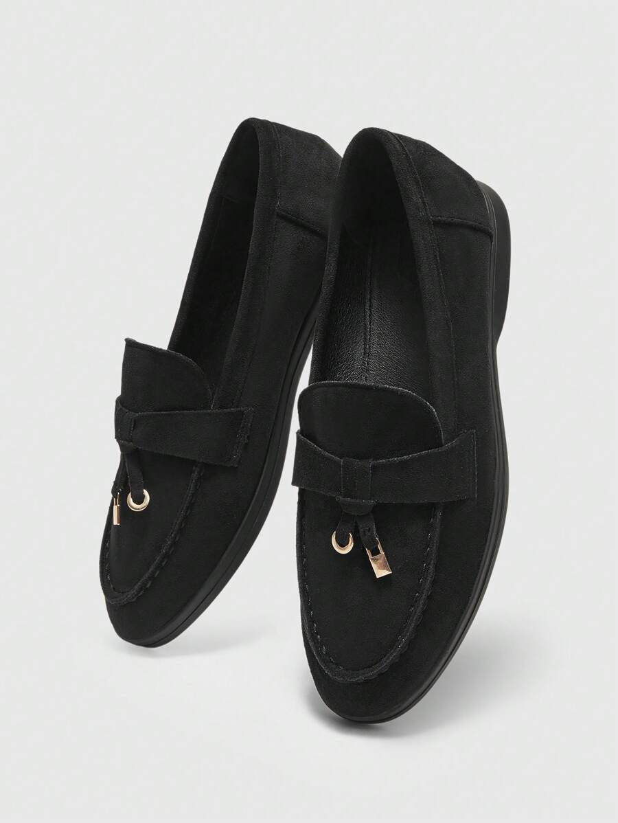 Damloafers med spetsig tå