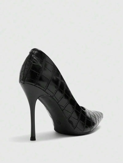 Eleganta pumps med spetsig tå