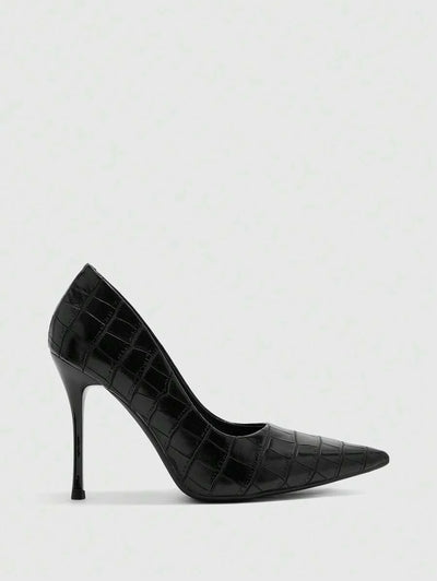 Eleganta pumps med spetsig tå