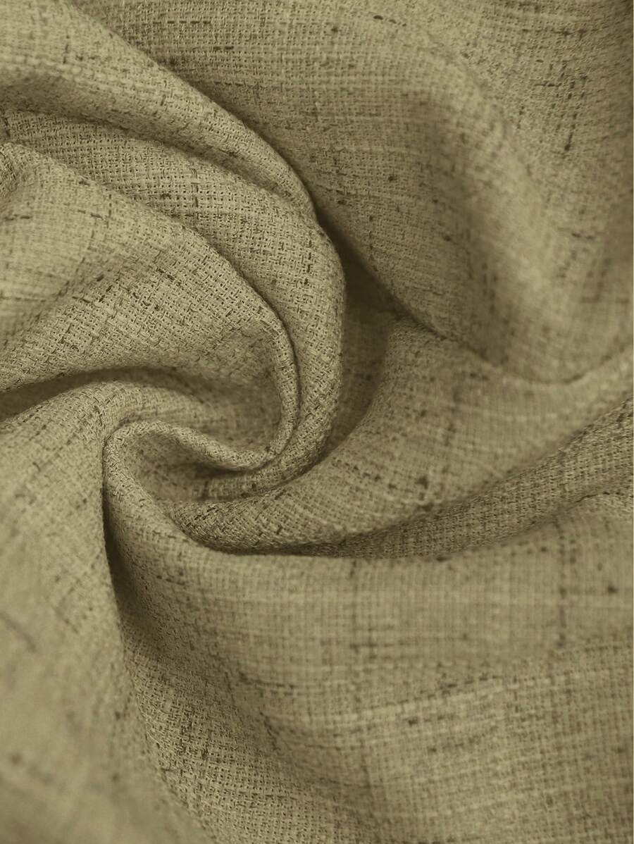 Linneshorts med Bambu­detaljer