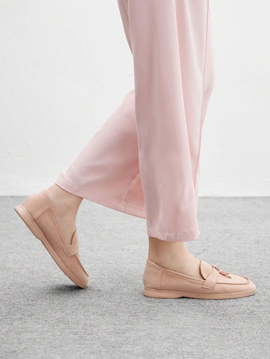 Damloafers med spetsig tå