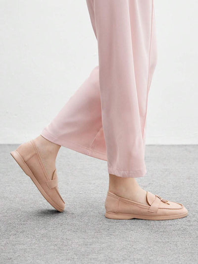 Damloafers med spetsig tå