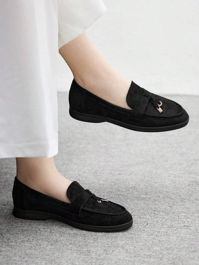 Damloafers med spetsig tå