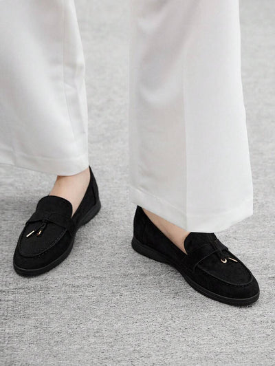 Damloafers med spetsig tå