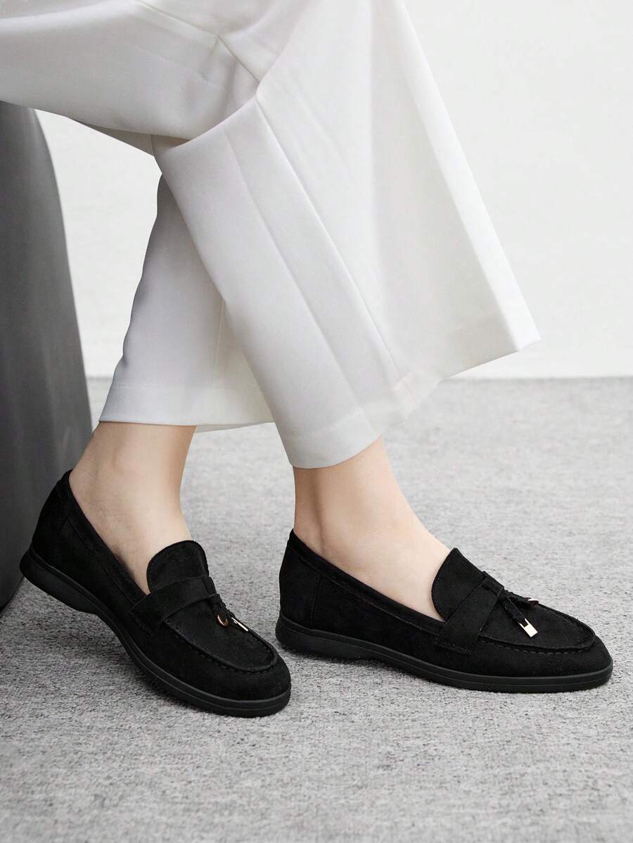 Damloafers med spetsig tå