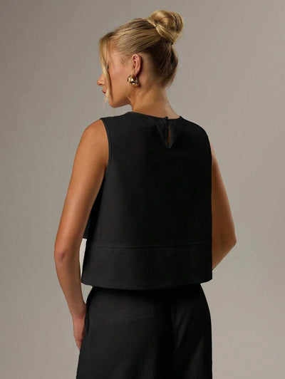 Ärmlös blus med rund hals – Forever 21