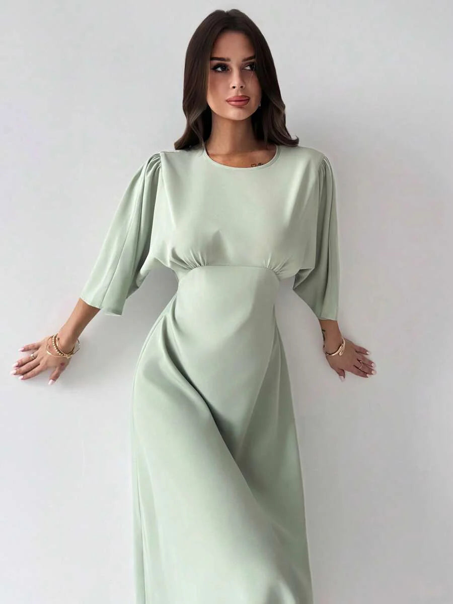 Grace Grön Midiklänning