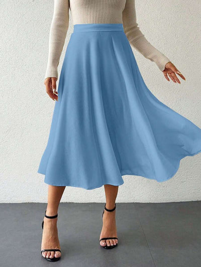 Klassisk medellång kjol