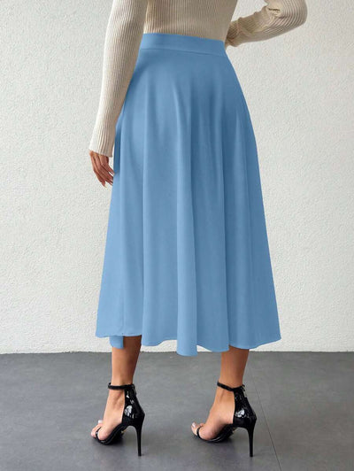 Klassisk medellång kjol