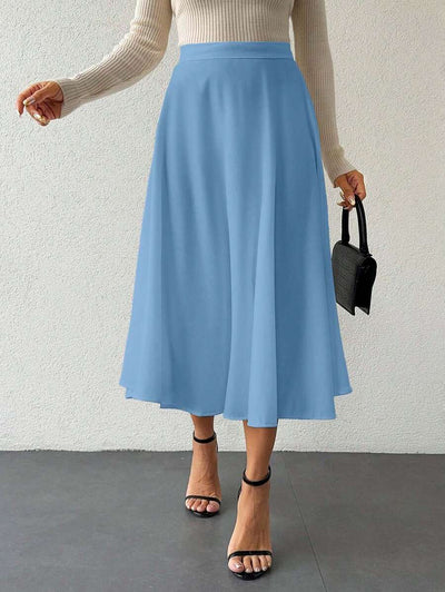 Klassisk medellång kjol