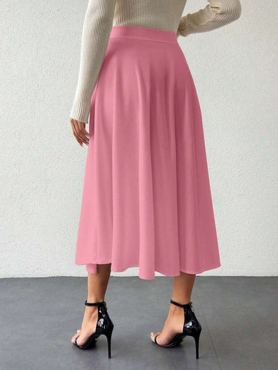 Klassisk medellång kjol