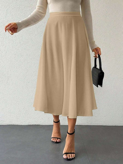 Klassisk medellång kjol