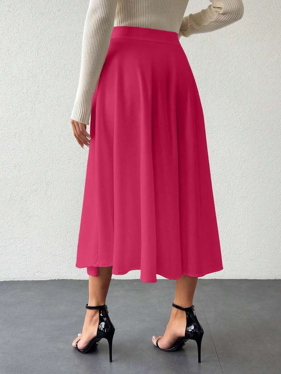 Klassisk medellång kjol