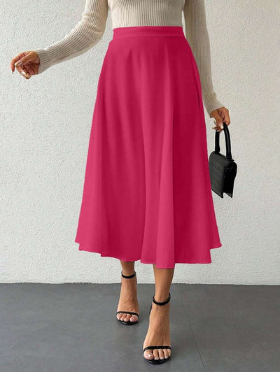 Klassisk medellång kjol