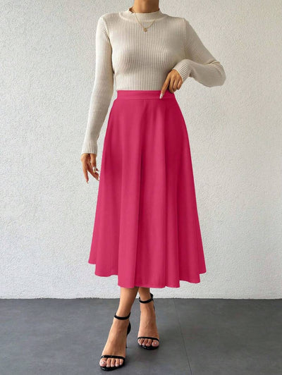 Klassisk medellång kjol