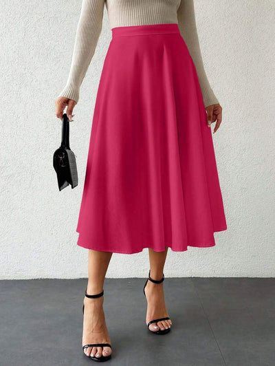 Klassisk medellång kjol