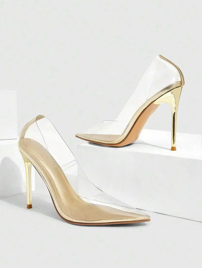 Eleganta pumps med spetsig tå