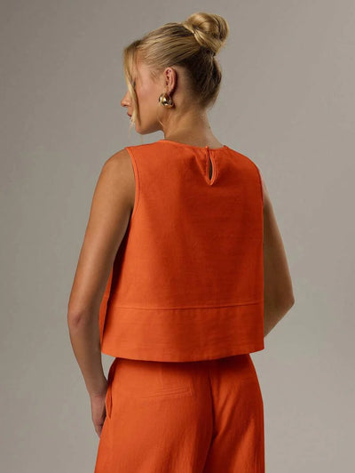 Ärmlös blus med rund hals – Forever 21