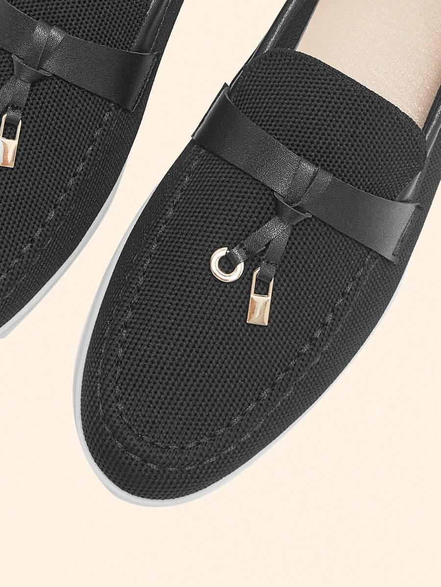 Damloafers med spetsig tå