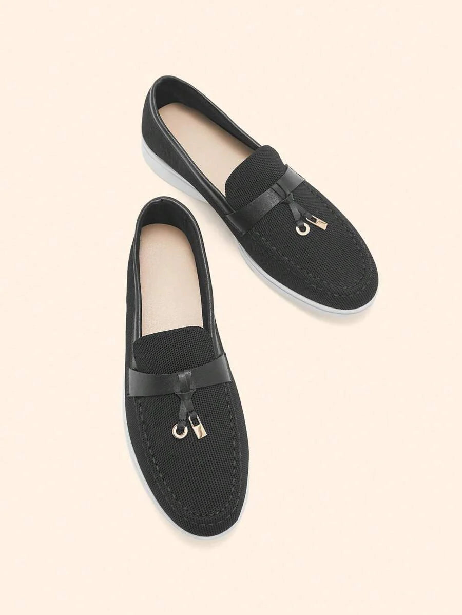 Damloafers med spetsig tå