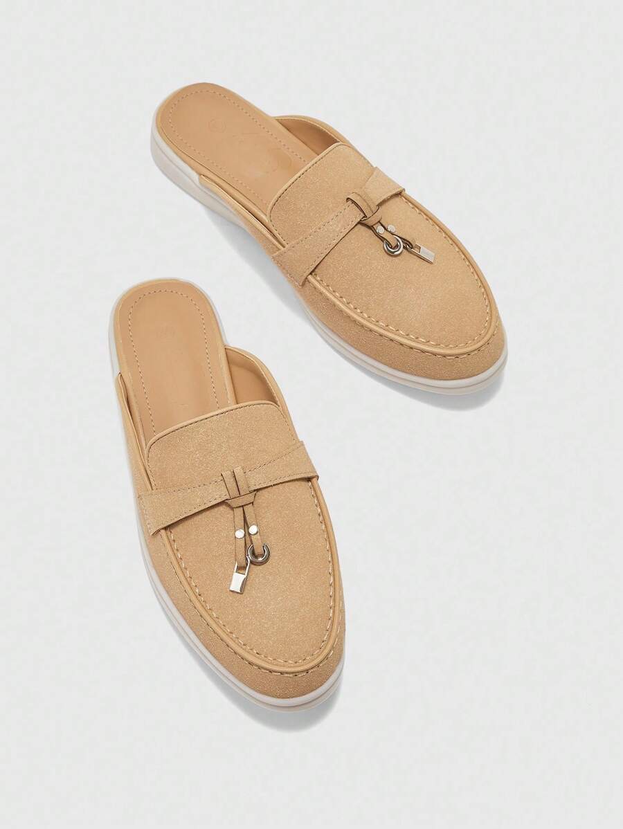 Damloafers med spetsig tå