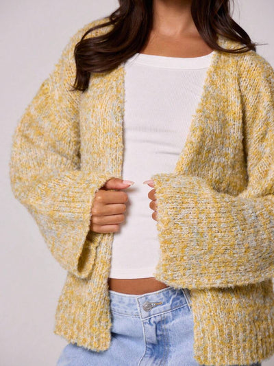 Oversize stickad kofta