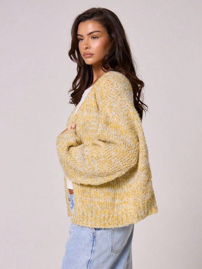 Oversize stickad kofta