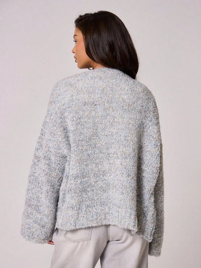 Oversize stickad kofta