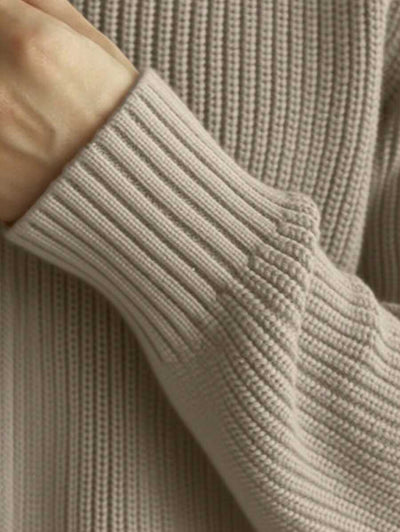 Lång herrcardigan med dragkedja och hög krage