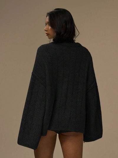 Oversize kofta med knappar