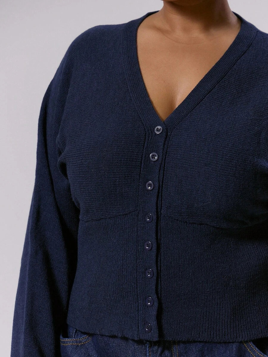 Figursydd V-ringad kofta