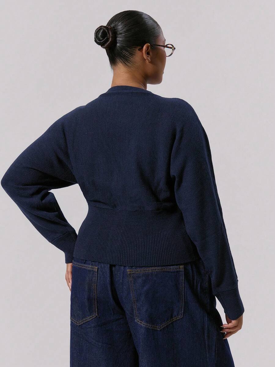 Figursydd V-ringad kofta