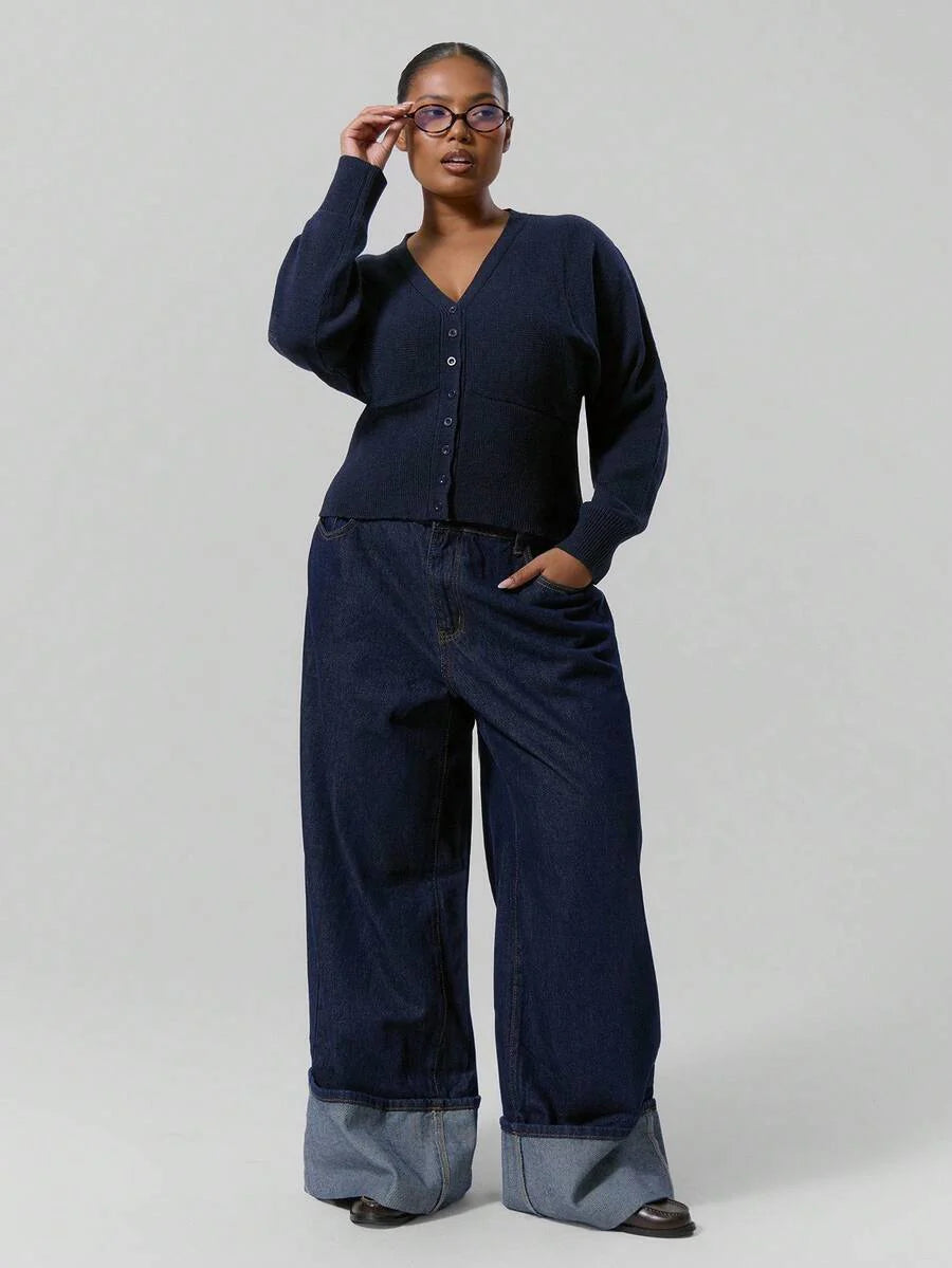 Figursydd V-ringad kofta