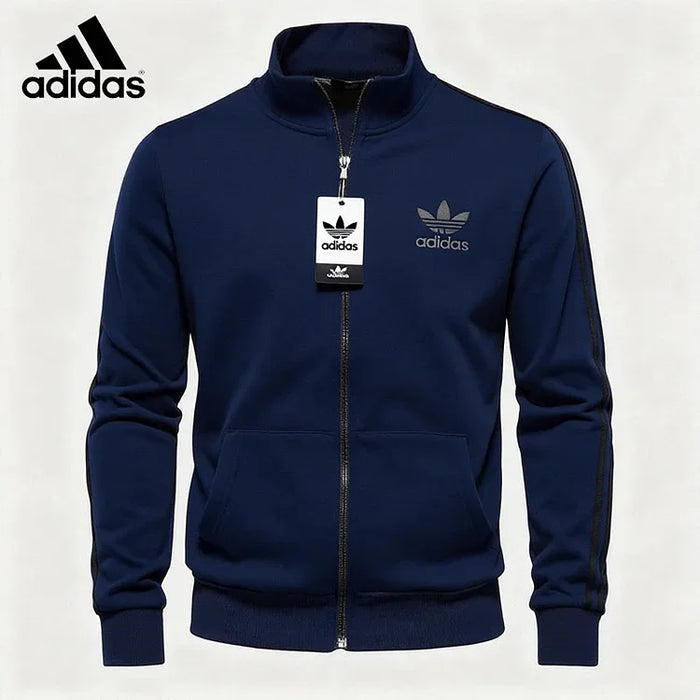 Klassisk Trackjacka med Hel Dragkedja - UTFÖRSÄLJNINGSPRIS -