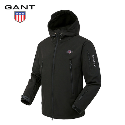 GANT® Herrjacka i Softshell med Huvа