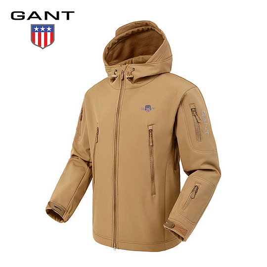 GANT® Herrjacka i Softshell med Huvа