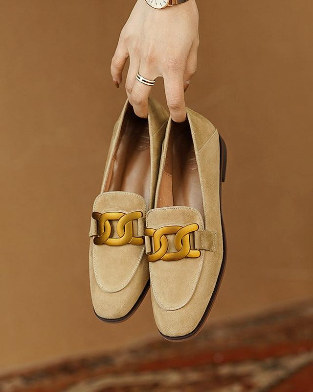 Duchess-loafers i mocka