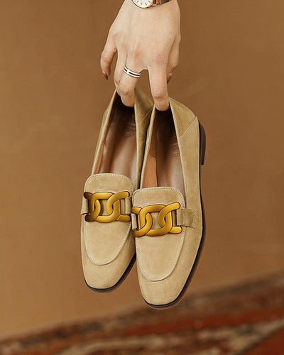 Duchess-loafers i mocka