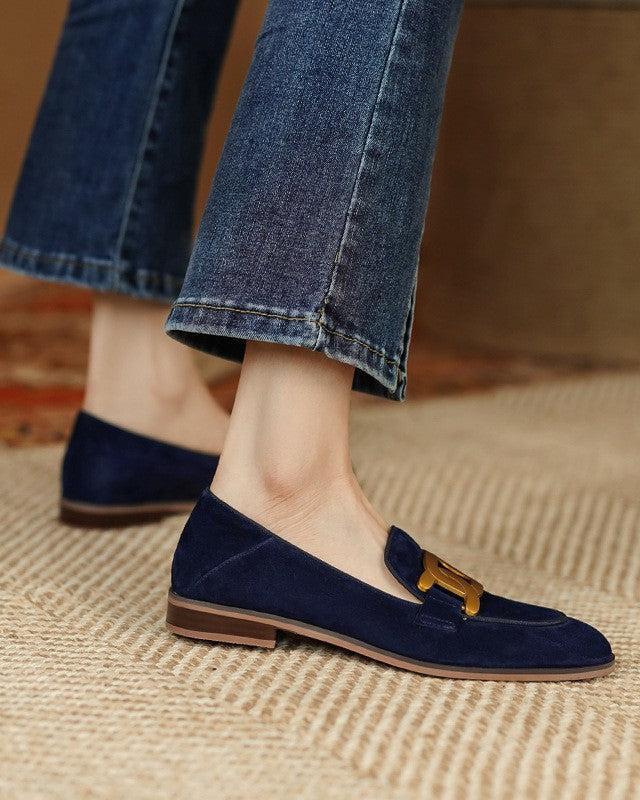 Duchess-loafers i mocka
