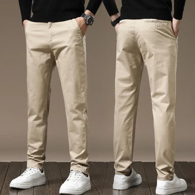 Pure Cotton Slim Fit Byxor