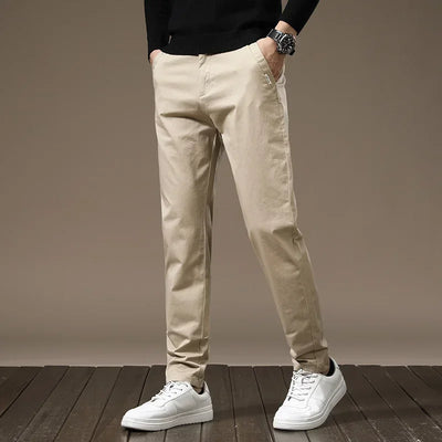 Pure Cotton Slim Fit Byxor