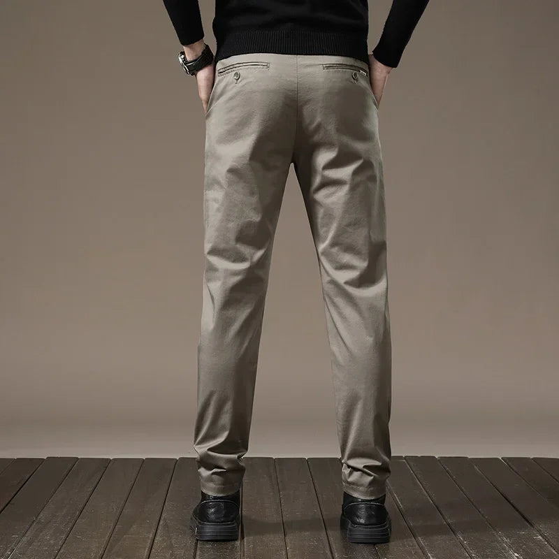 Pure Cotton Slim Fit Byxor