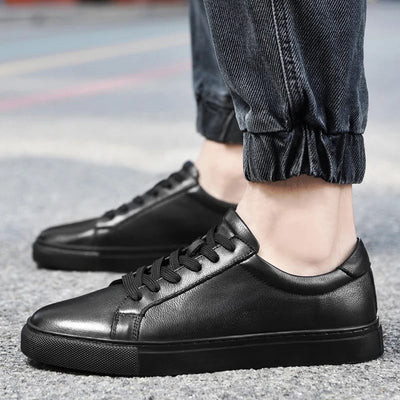 Classic äkta lädersko