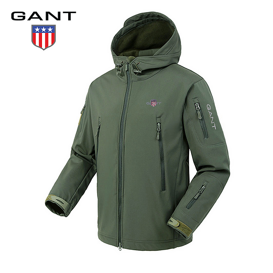 GANT® Herrjacka i Softshell med Huvа